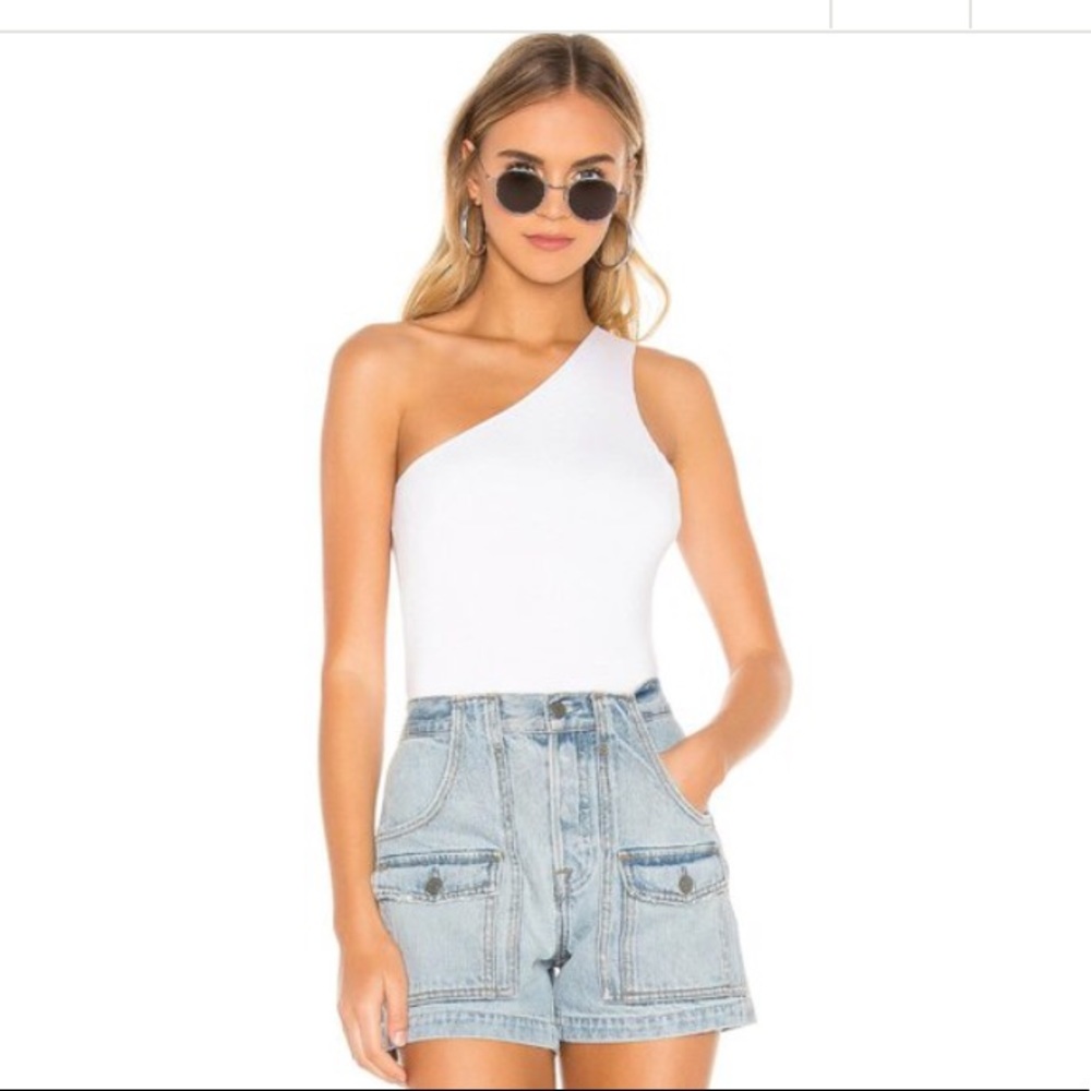 Revolve Superdown Devonne One Shoulder Bodysuit I… - image 1